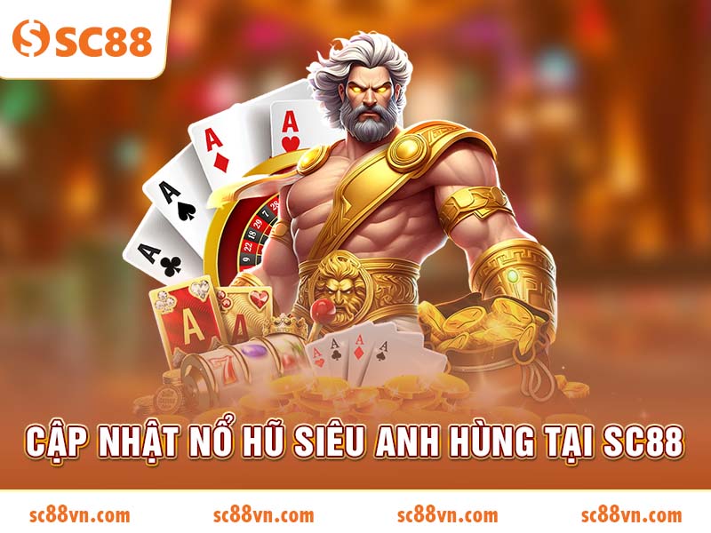 Cập nhật nổ hũ Siêu Anh Hùng tại SC88